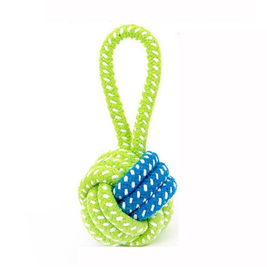 Green Rope Ball Toy