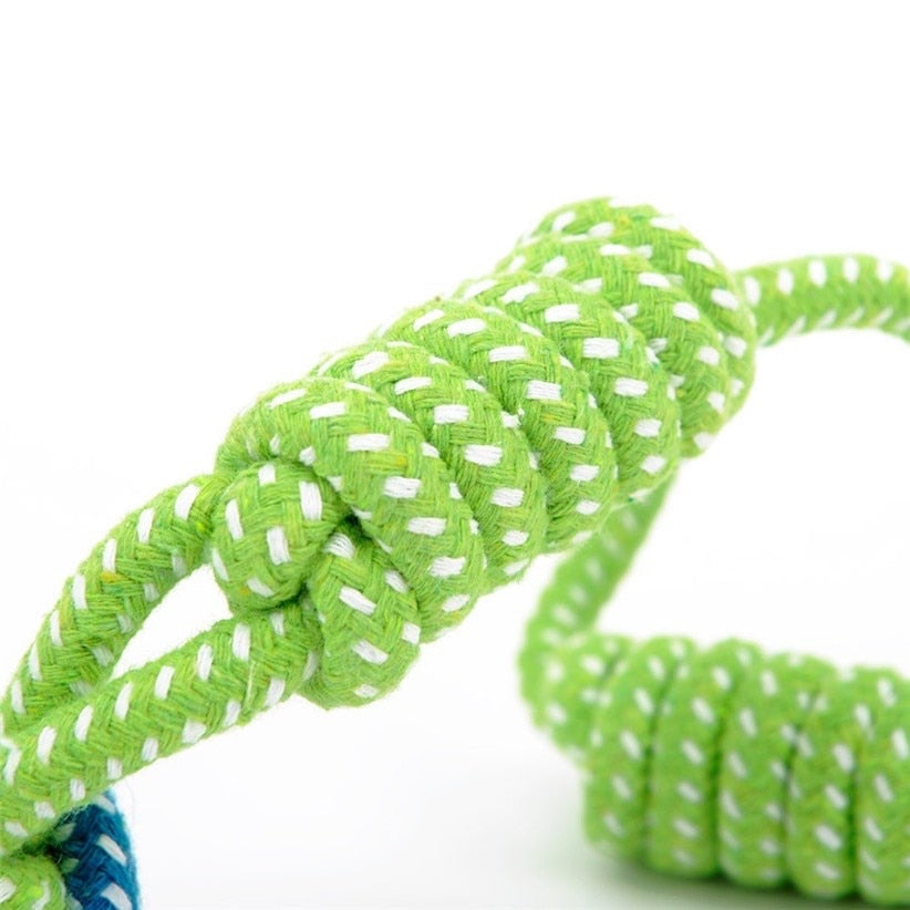 Green Rope Ball Toy