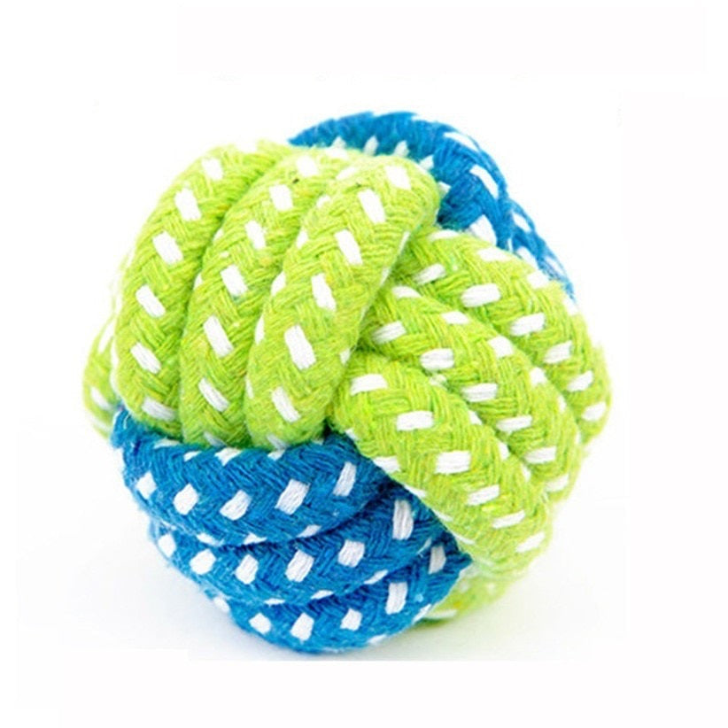 Green Rope Ball Toy