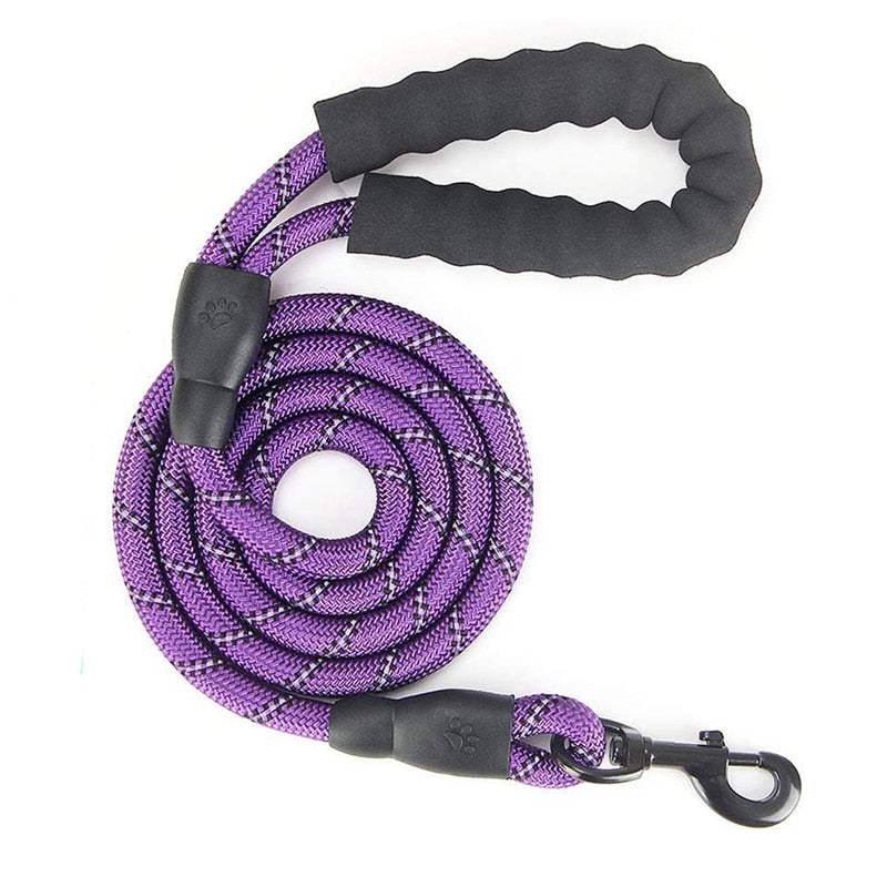 Large Dog Reflective Durable Rope Leash