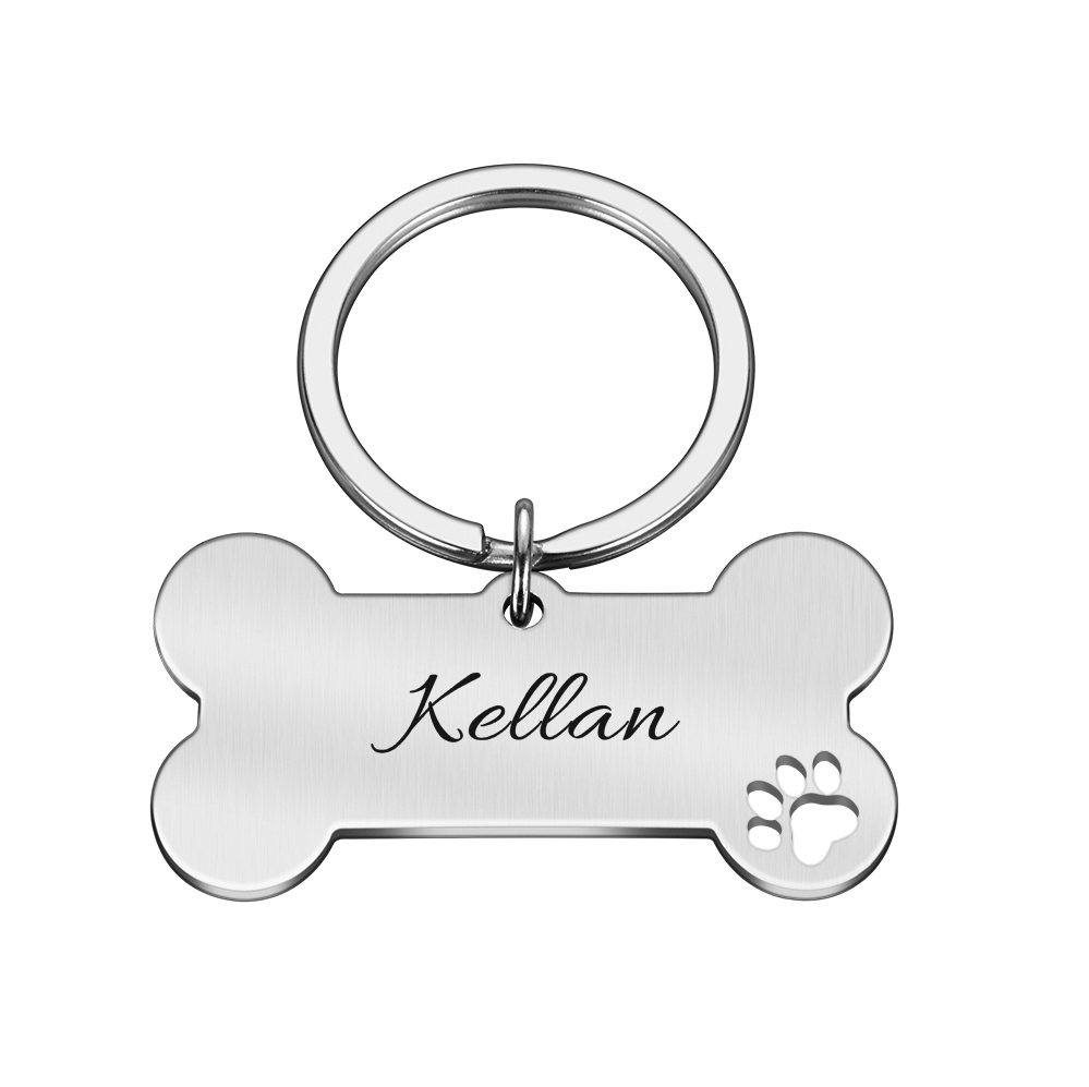 Personalized Pet ID Tag Keychain