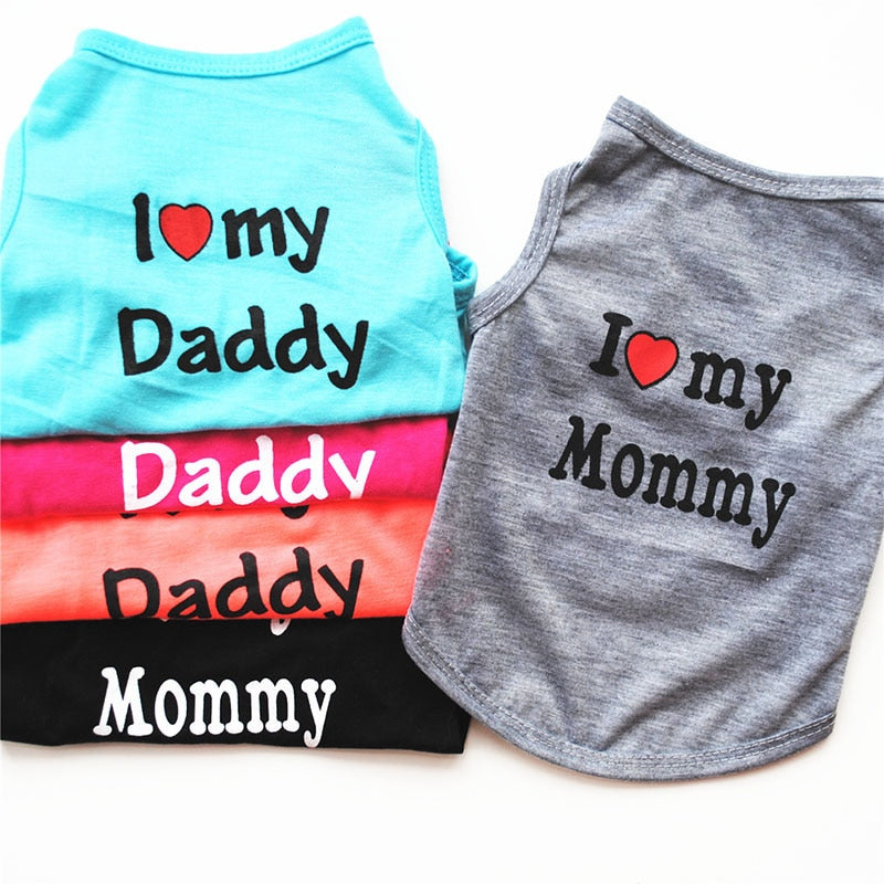 I Love Mommy & Daddy Vest