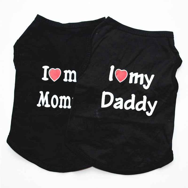 I Love Mommy & Daddy Vest