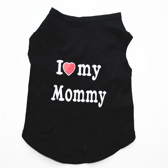 I Love Mommy & Daddy Vest