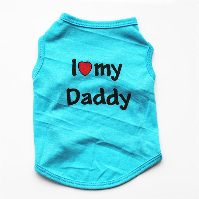 I Love Mommy & Daddy Vest