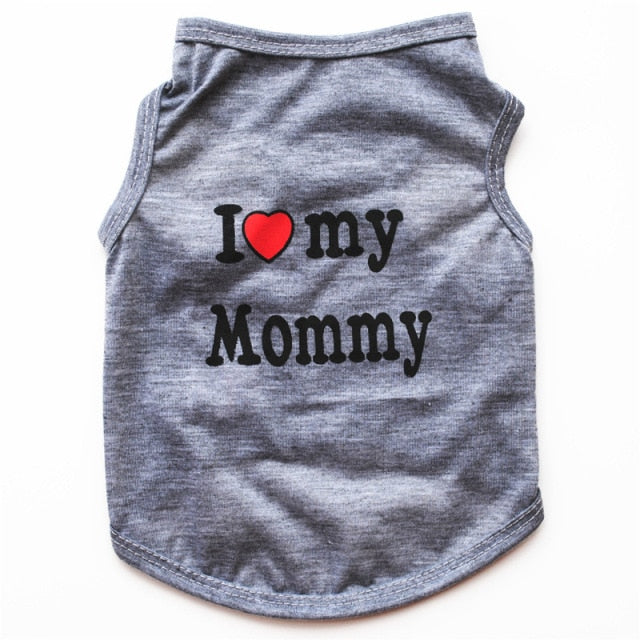 I Love Mommy & Daddy Vest