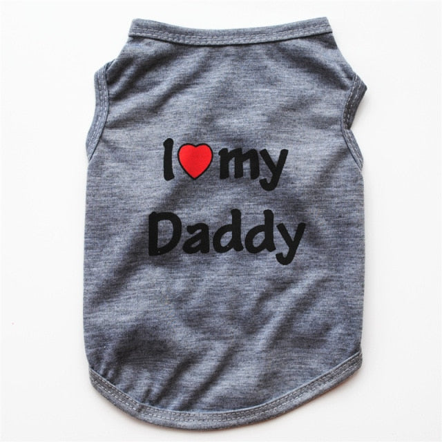 I Love Mommy & Daddy Vest