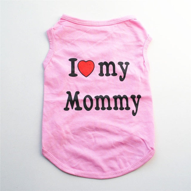 I Love Mommy & Daddy Vest