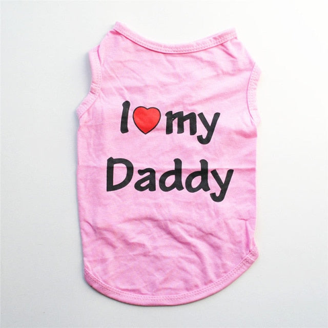 I Love Mommy & Daddy Vest