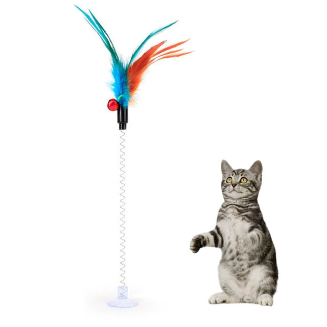 Feather Stick Teaser Toy