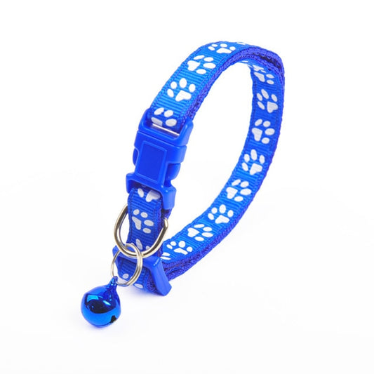 Colorful Paw Print Collar