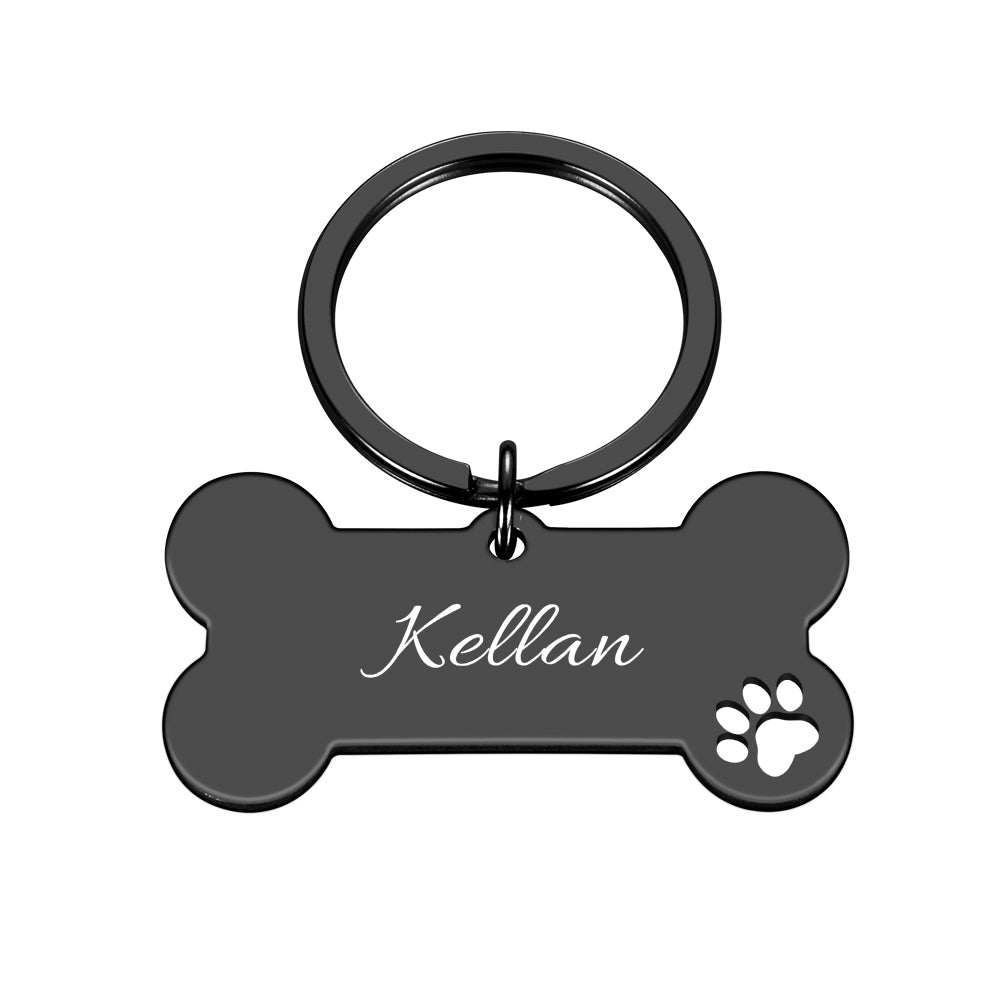 Personalized Pet ID Tag Keychain