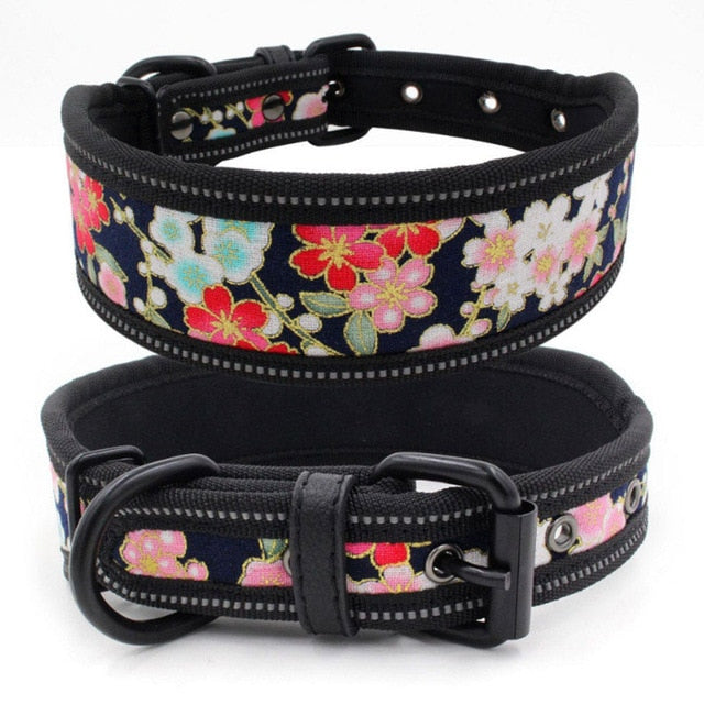 Large Reflective Buckle Collar