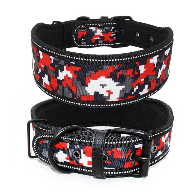 Large Reflective Buckle Collar