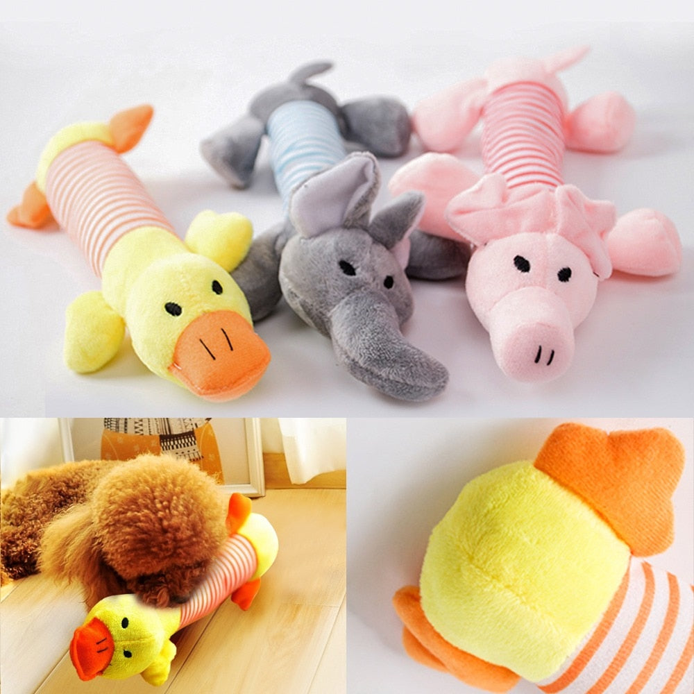 Plush Animal Squeak Toy