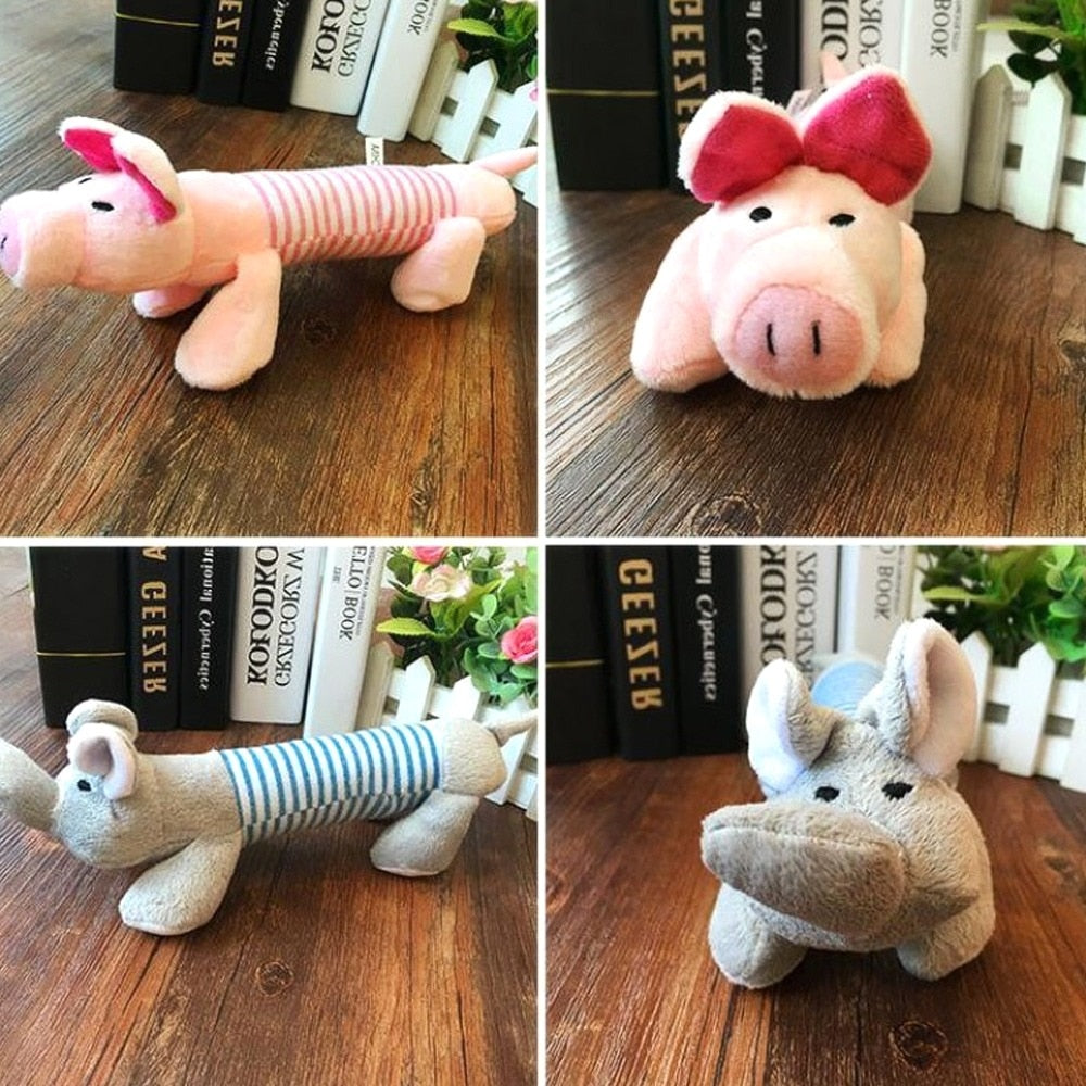 Plush Animal Squeak Toy