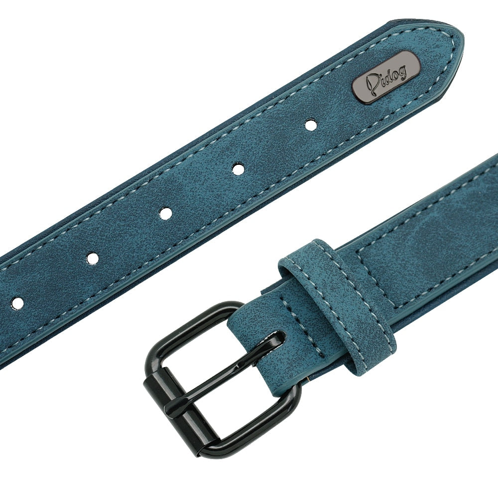 Personalized Leather Collar & Leash Set